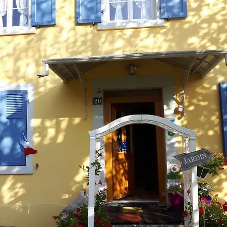 Bed and Breakfast Les Volets Bleus Alsace Vosges Urbès Exterior foto